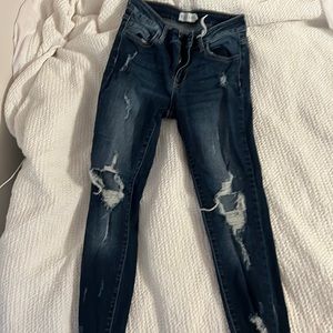 Cello Dark jeans with holes size 3